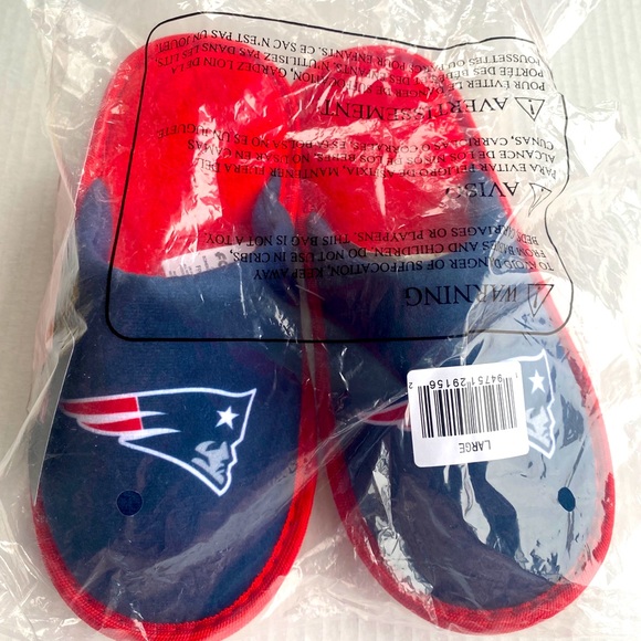 patriots slippers